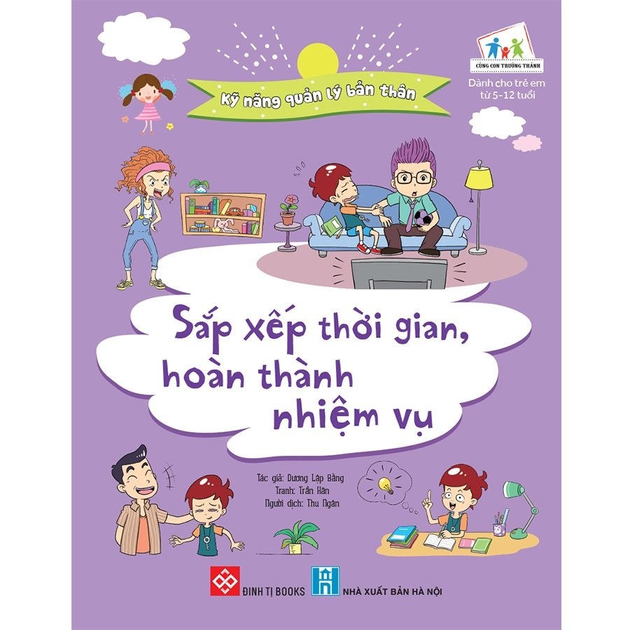 Bộ 8 cuốn sách quản lí bản thân dành cho thiếu nhi