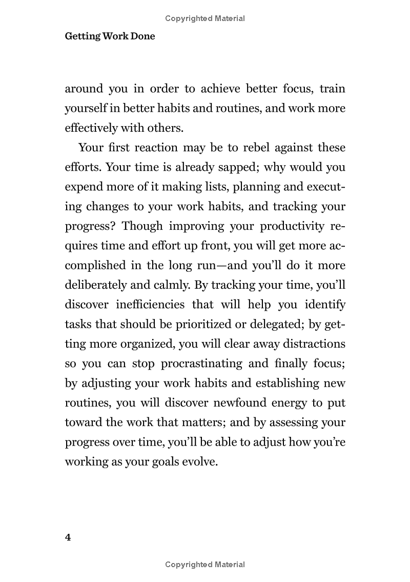 Harvard Business Review 20 Minute Manager Series Getting Work Done