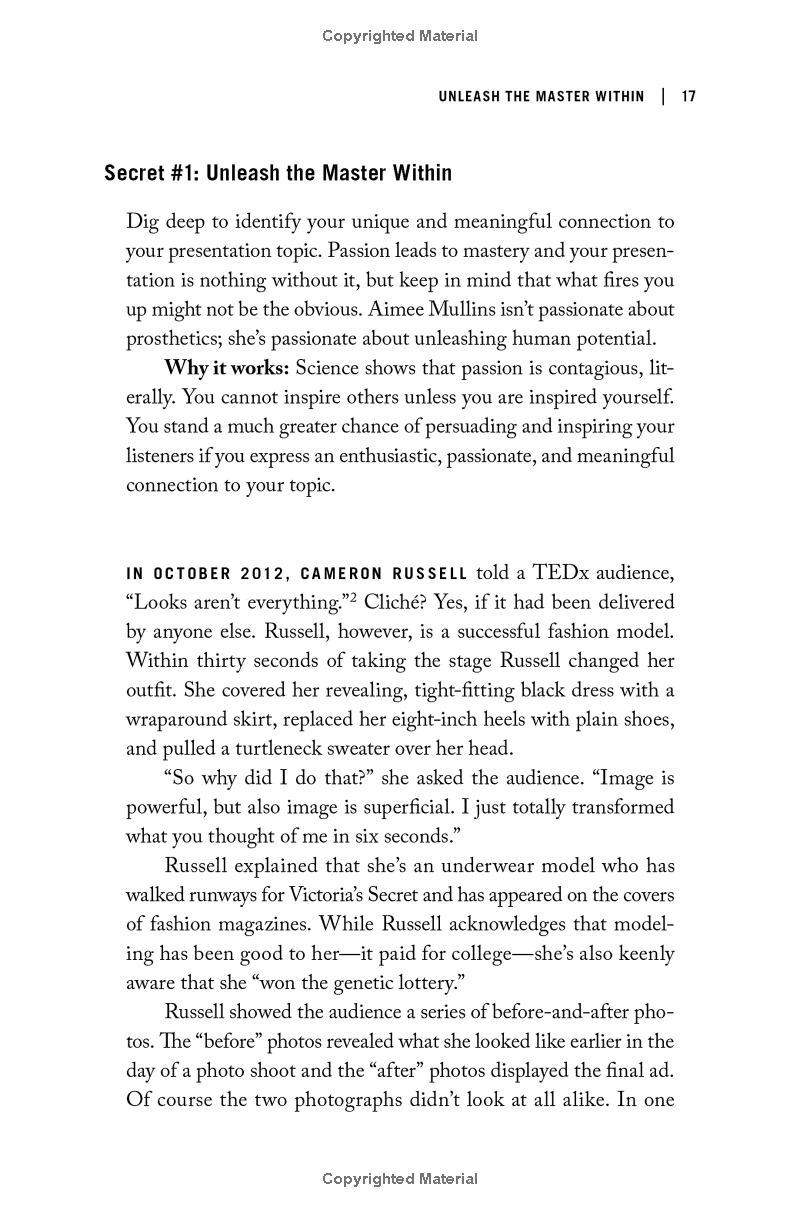 Talk Like TED: The 9 Public Speaking Secrets Of The World