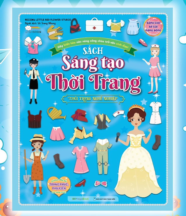 Sách - Combo Sáng tạo thời trang (Hơn 600 Stickers) (MG)