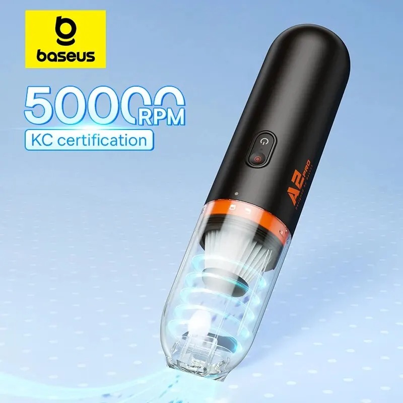 Hút Bụi Baseus A2 Car Vacuum Cleaner Mini Handheld Auto Vacuum Cleaner with 5000Pa Powerful Suction