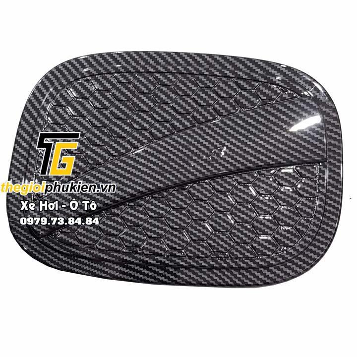 Ốp nắp đậy bình xăng Mazda CX8, CX-8 vân Carbon