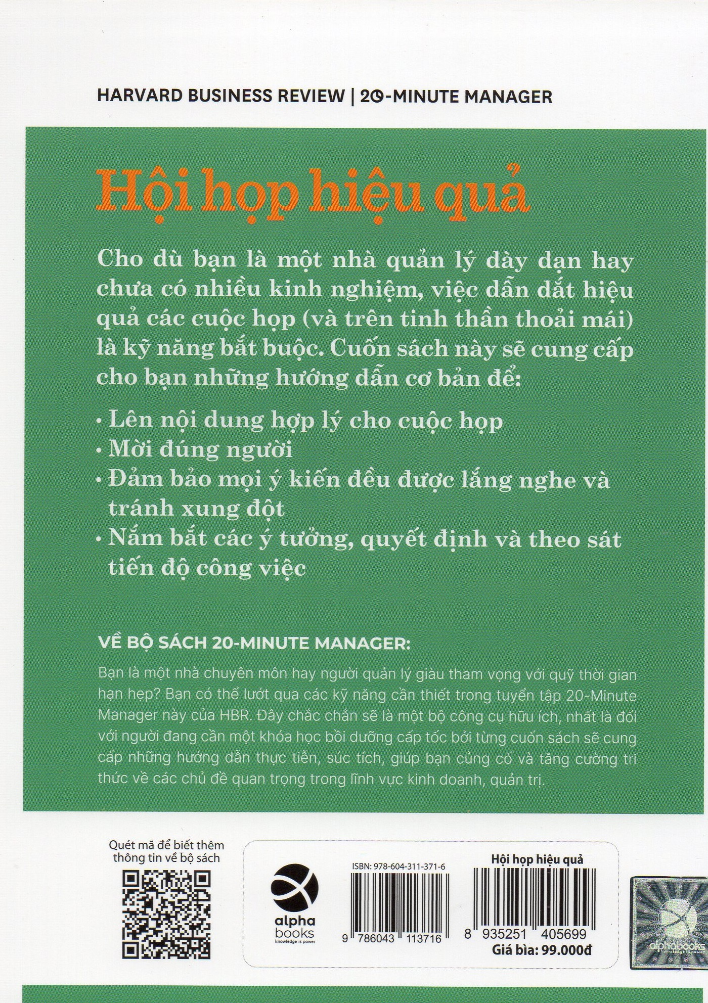 HBR 20 Minute Manager - 20 Phút Hội Họp Hiệu Quả