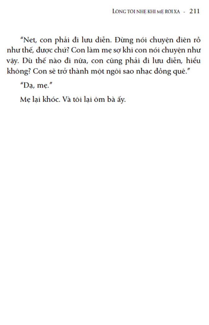 Lòng Tôi Nhẹ Khi Mẹ Rời Xa (FN)