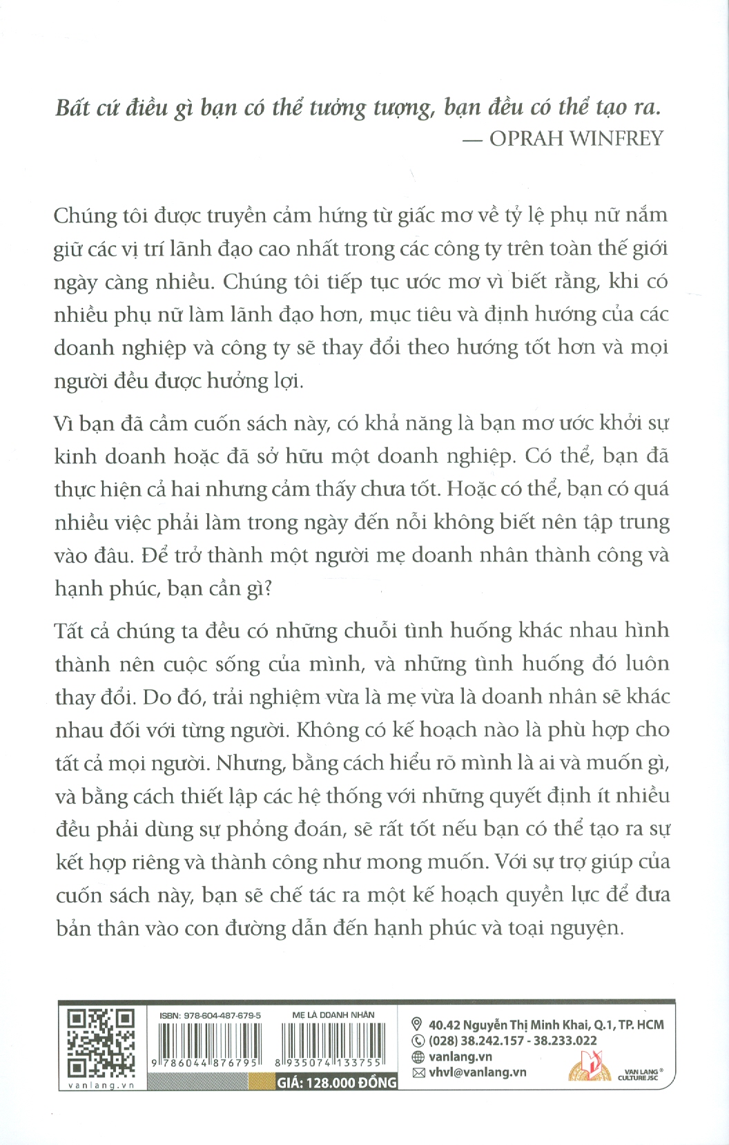 Mẹ Là Doanh Nhân - Erin Baebler, Lara Galloway; Diễm Quỳnh dịch