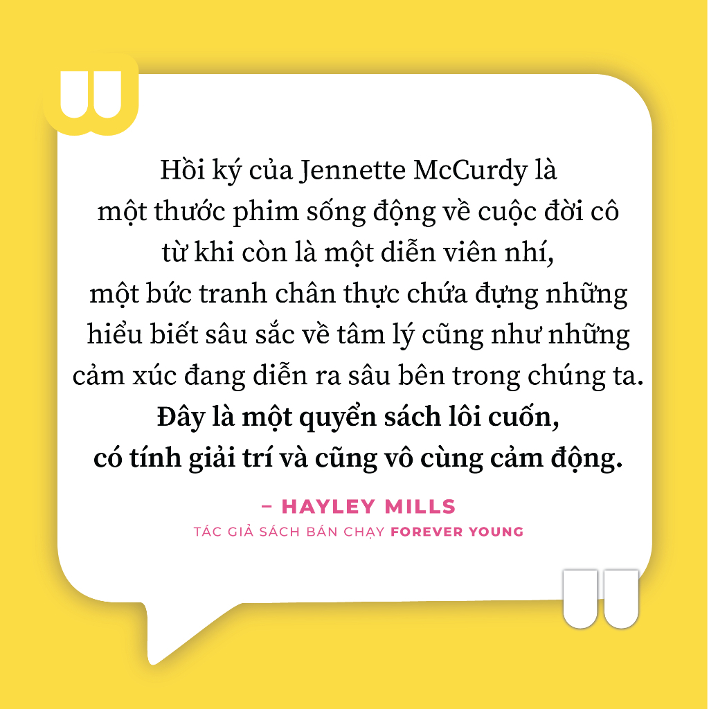 Lòng Tôi Nhẹ Khi Mẹ Rời Xa (Hồi ký của Jennette McCurdy)