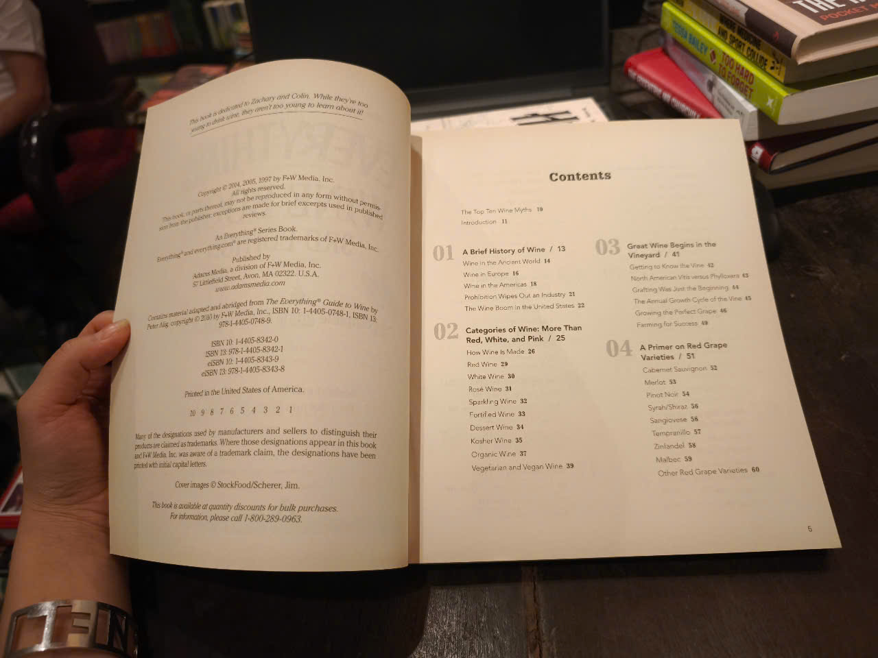 Sách - The Everything Wine Book: A Complete Guide to the World of Wine by David White