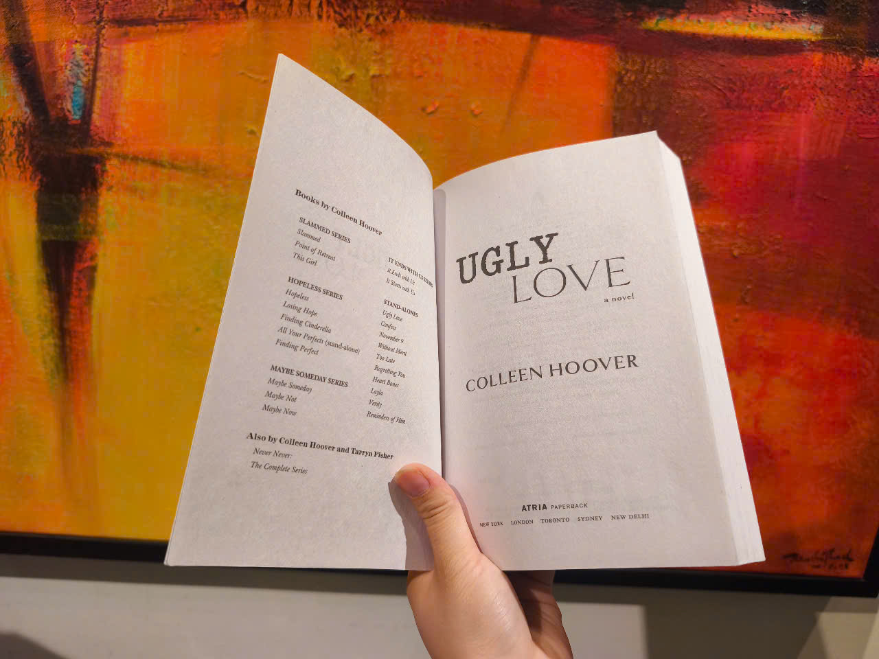 Sách - Ugly Love by Colleen Hoover - Romance / Fiction In English