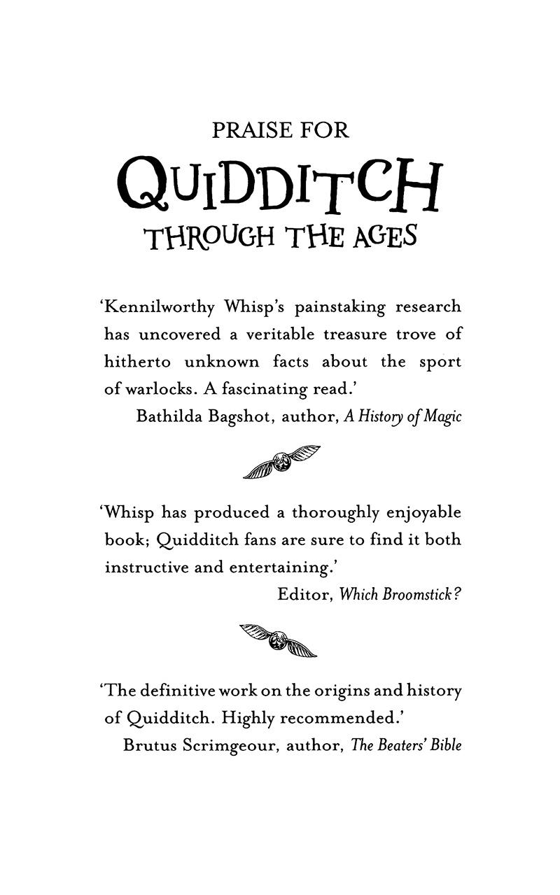 Harry Potter Ngoại Truyện - Quidditch Qua Các Thời Đại