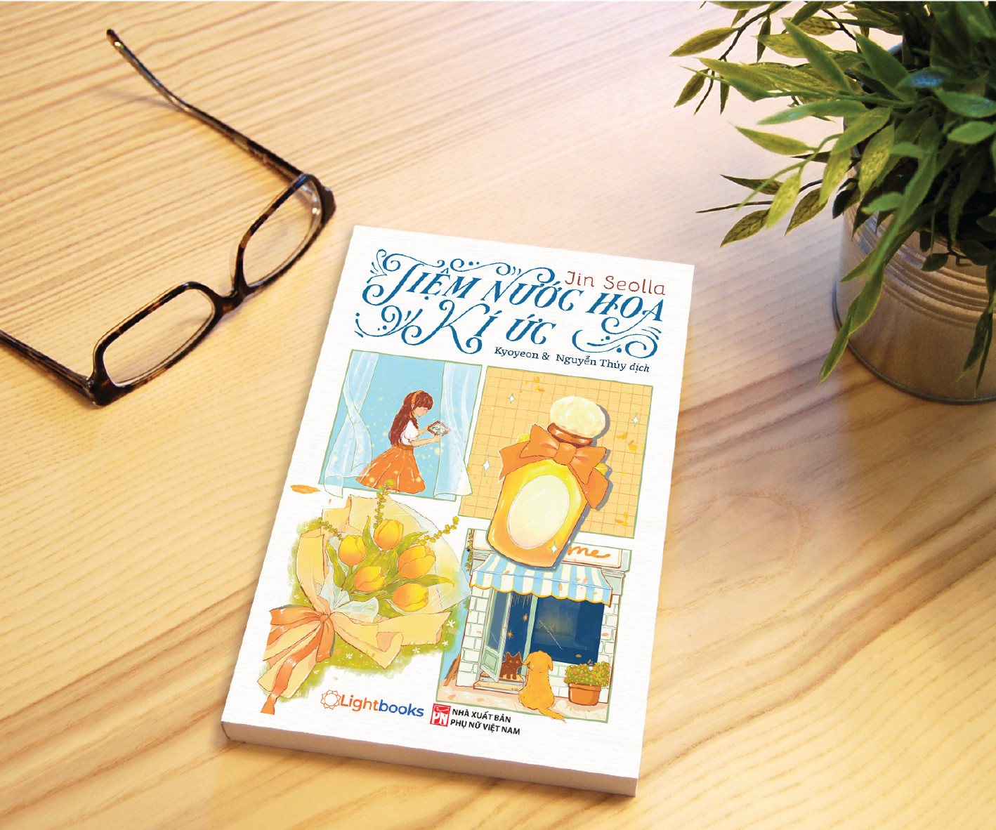 Sách - Tiệm Nước Hoa Ký Ức - Jin Seolla - Nhà xuất bản Phụ nữ Việt Nam & Lightbooks