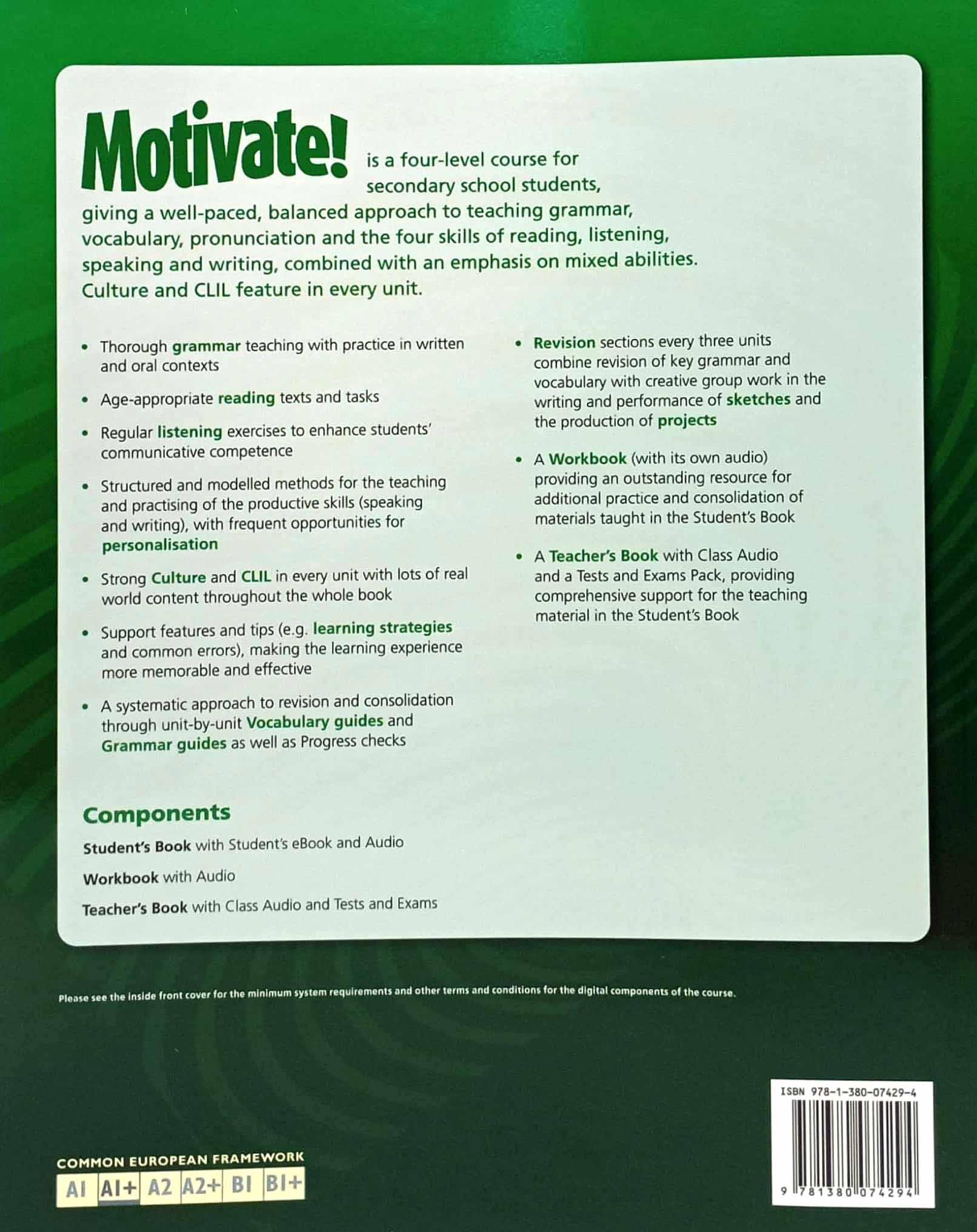 Motivate! 1 Student