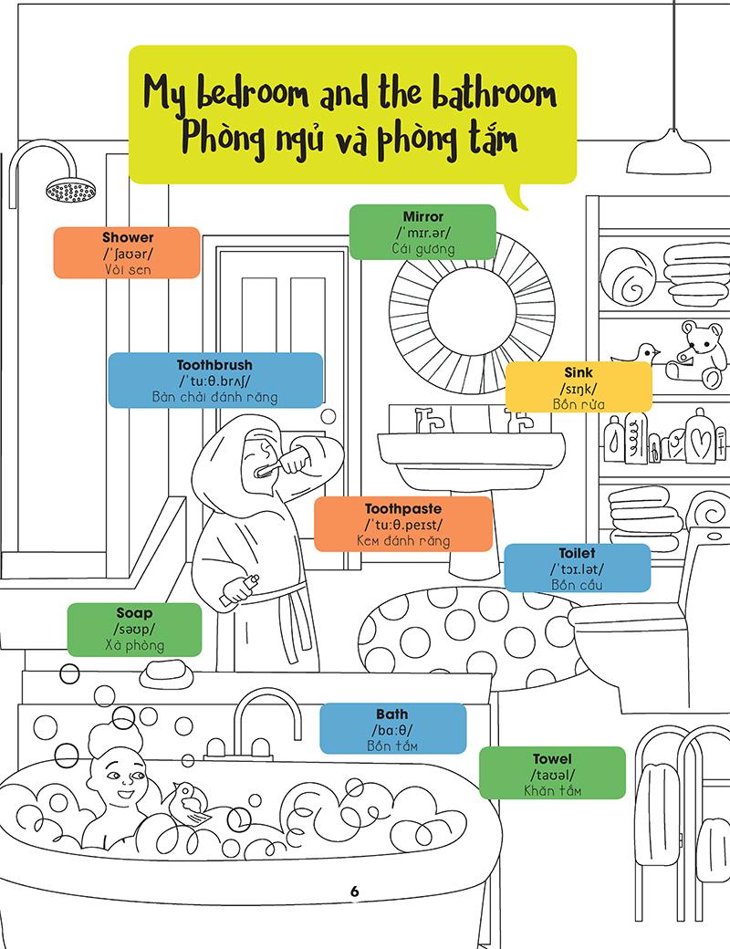 Hello English! - Xin Chào Tiếng Anh! - Tô Màu Cùng Tiếng Anh