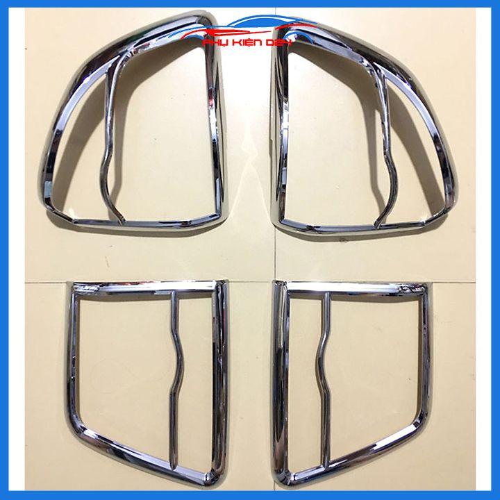 Ốp viền đèn pha hậu mạ crom Fortuner 2012-2016, 2017-2019, 2021-2022 chống trầy trang trí bảo vệ xe