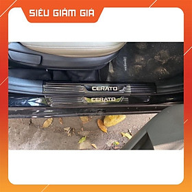 ỐP BẬC TRONG NGOÀI CERATO 2019 - 2021 VÂN CACBON HÀNG CAO CẤP