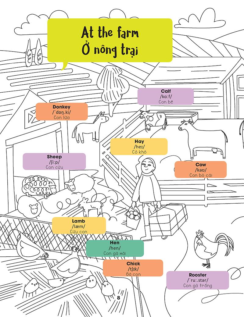 Hello English! - Xin Chào Tiếng Anh! - Tô Màu Cùng Tiếng Anh