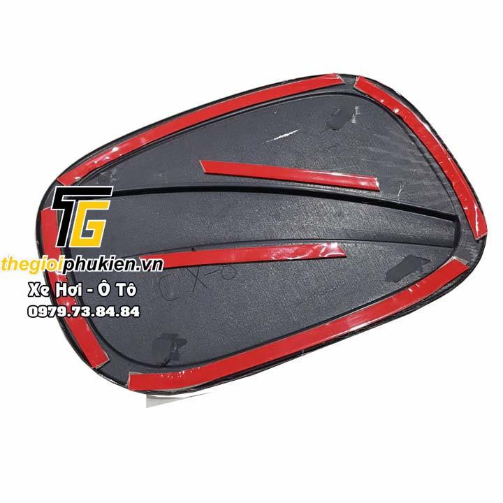 Ốp nắp đậy bình xăng Mazda CX8, CX-8 vân Carbon