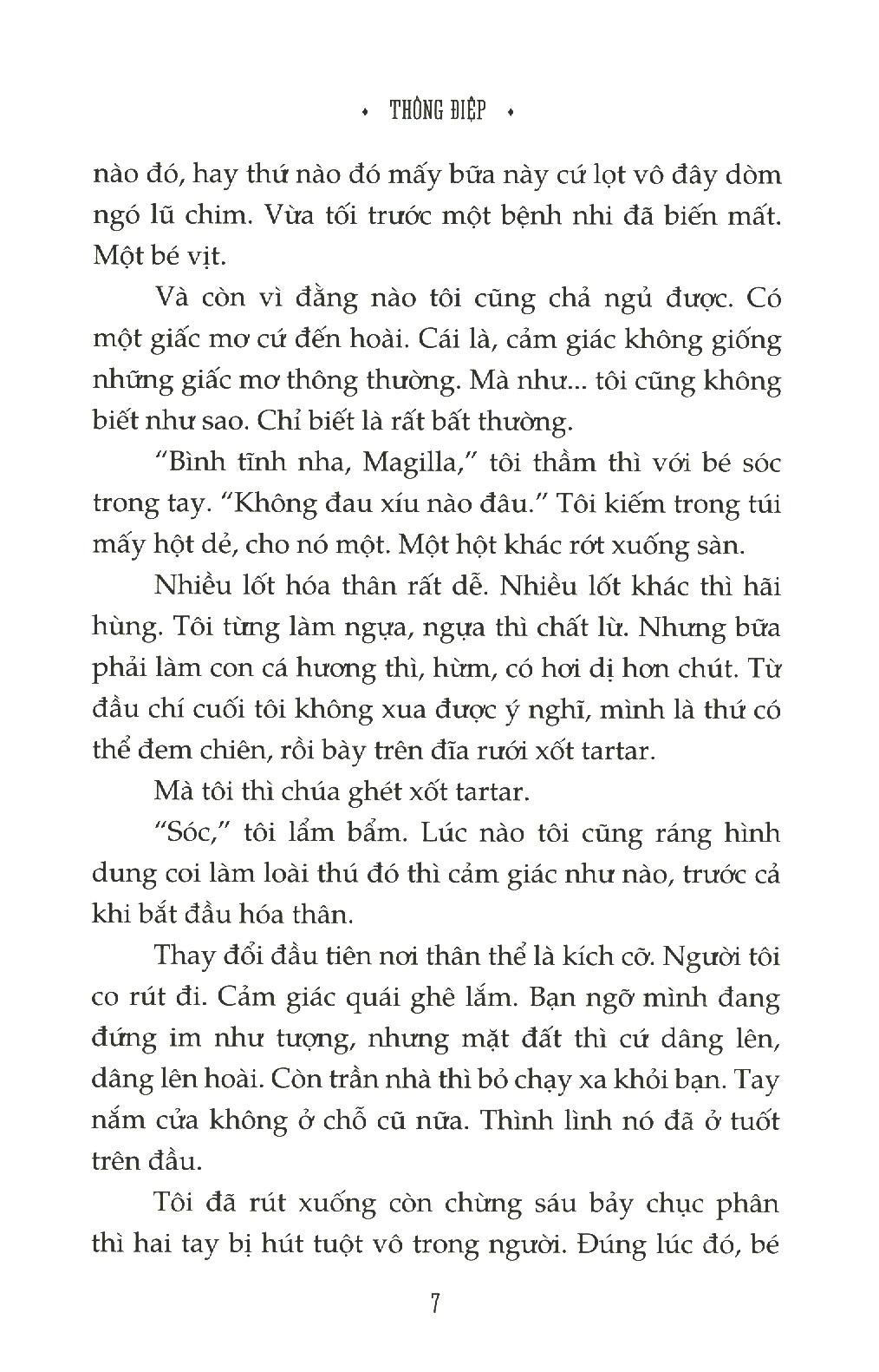 Animorphs - Người Hóa Thú (Tập 4) : Thông Điệp