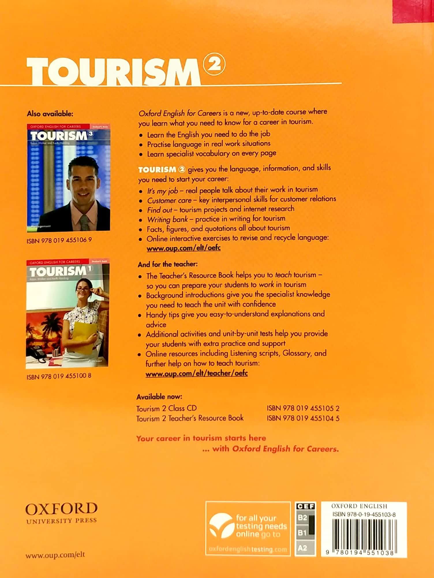 Oxford English for Careers Tourism 2 Student’s Book