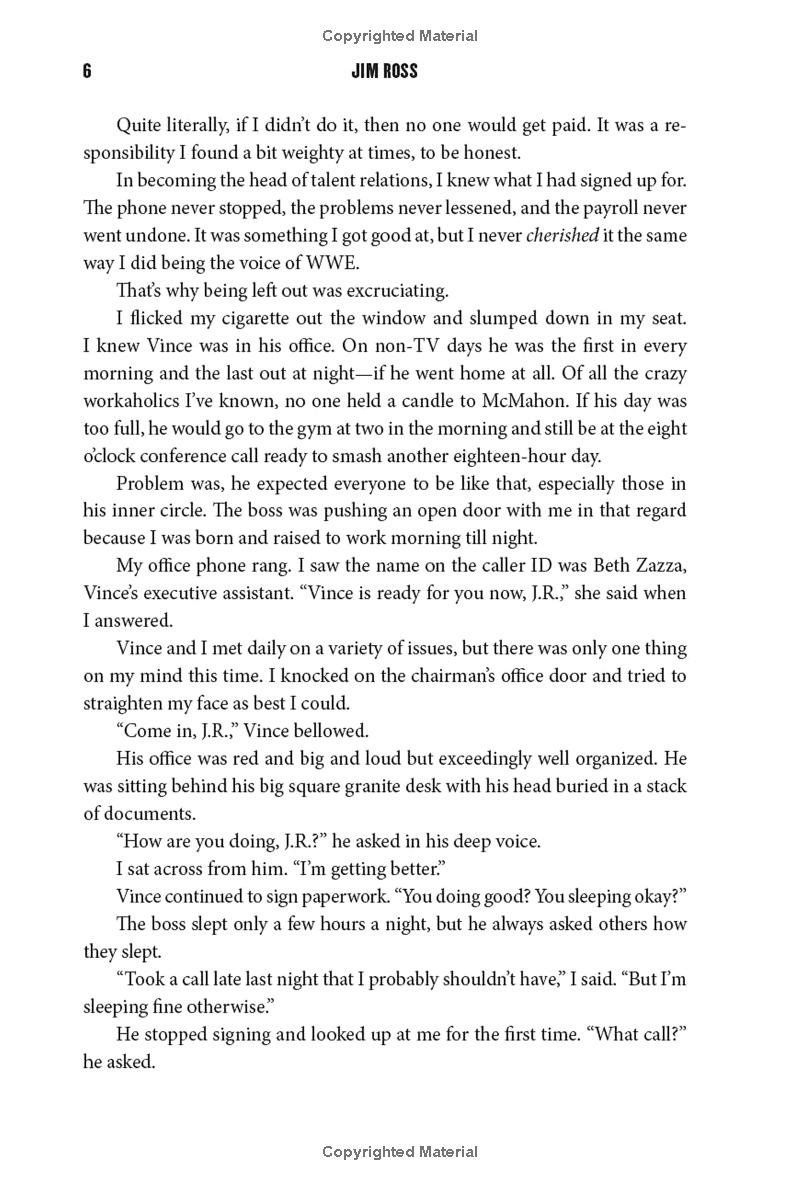 Under The Black Hat: My Life In The WWE And Beyond