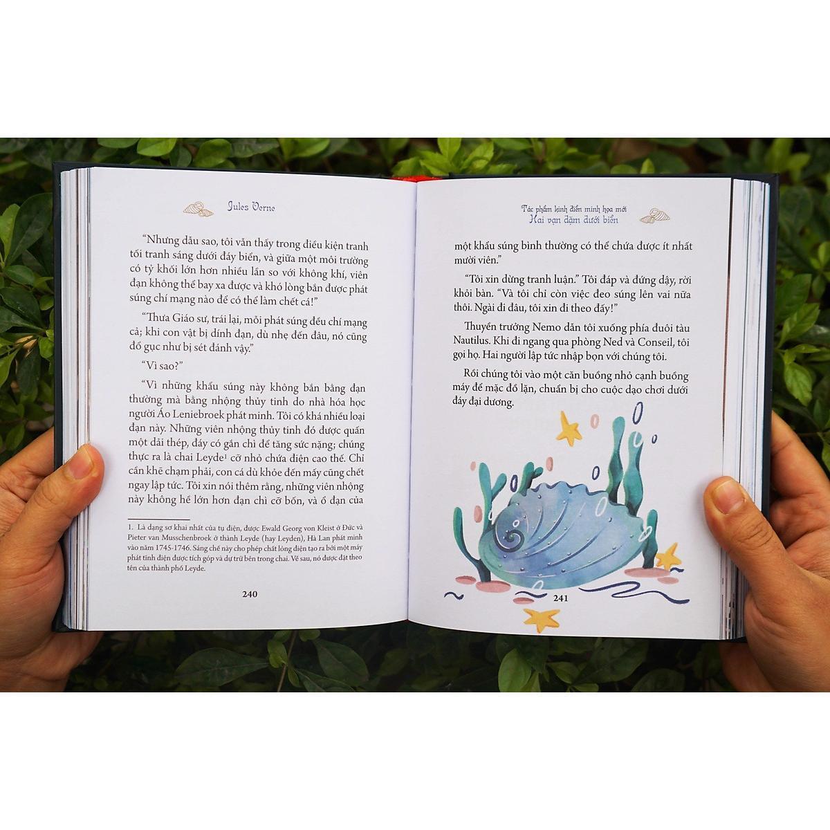 Sách - Tác Phẩm Kinh Điển Minh Họa Mới - Hai Vạn Dặm Dưới Biển - Combo 2 Tập - Đinh Tị Books