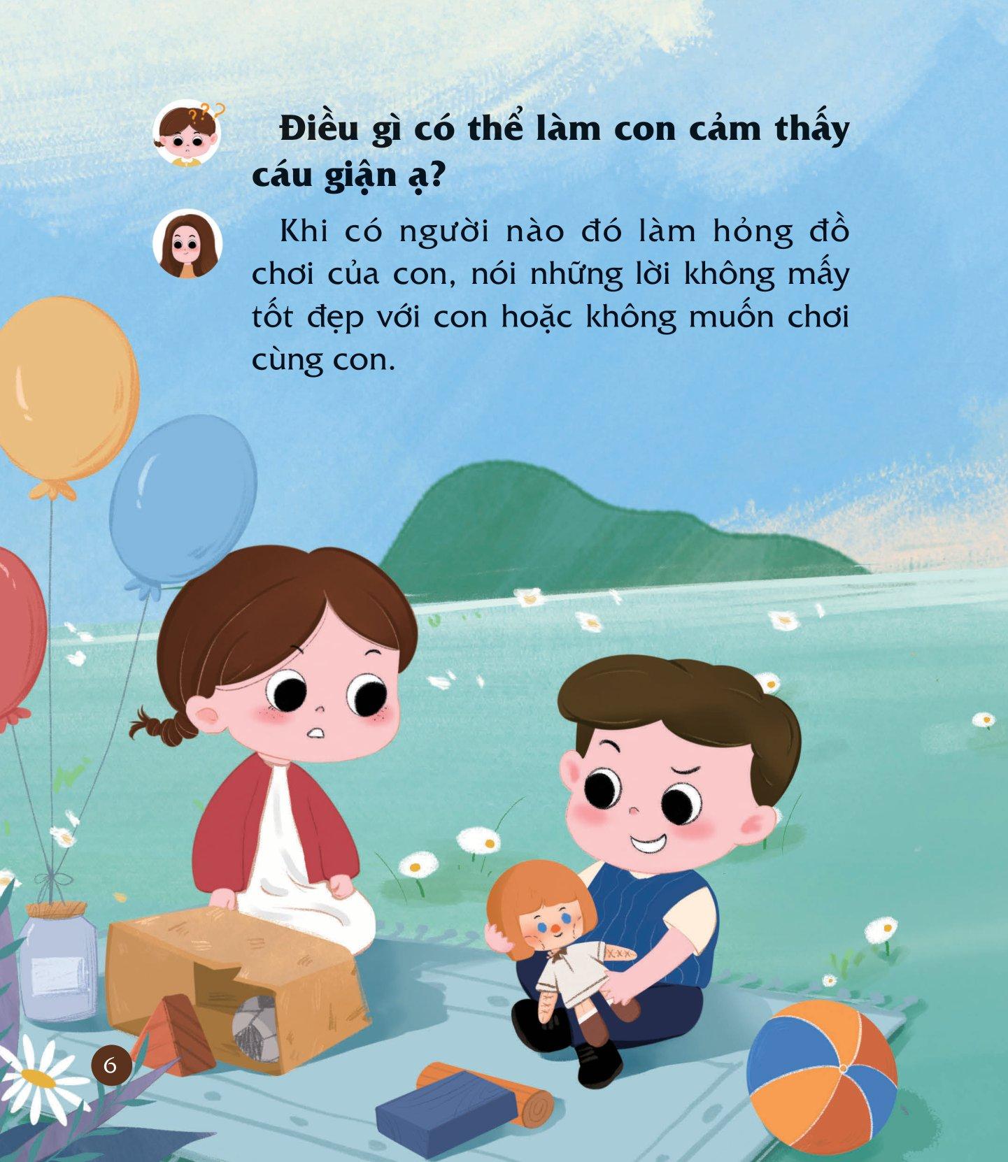Sách Cùng Con Nuôi Dưỡng Cảm Xúc Tích Cực - Con Không Cáu Giận