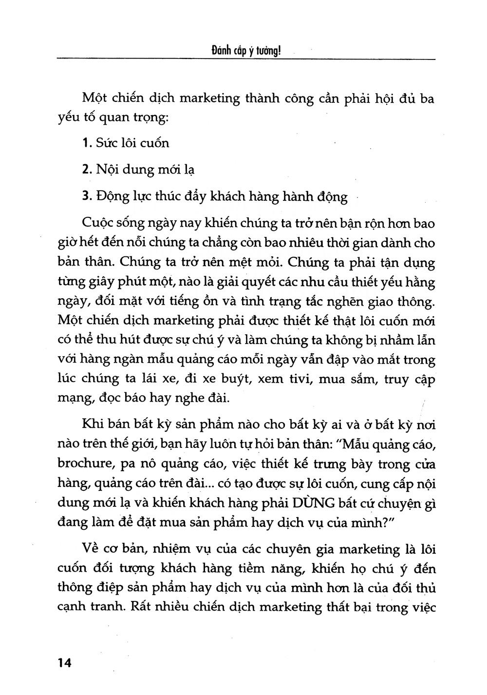 Đánh Cắp ý Tưởng (Tái Bản)