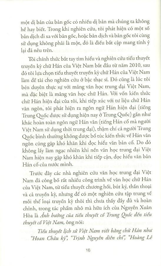 Văn Học Trung Đại Việt Nam Nhìn Từ Thể Loại Tiểu Thuyết Truyền Kỳ Chữ Hán