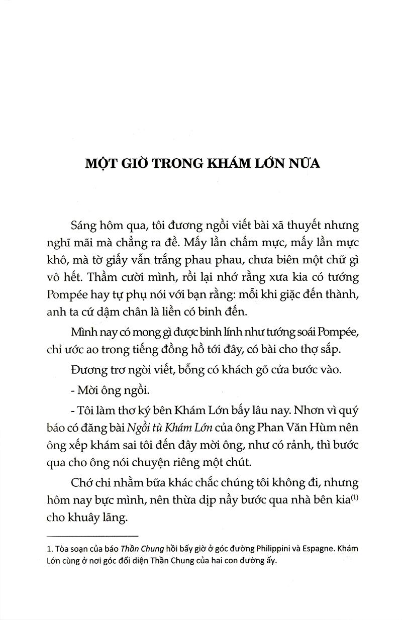 Ngồi Tù Khám Lớn