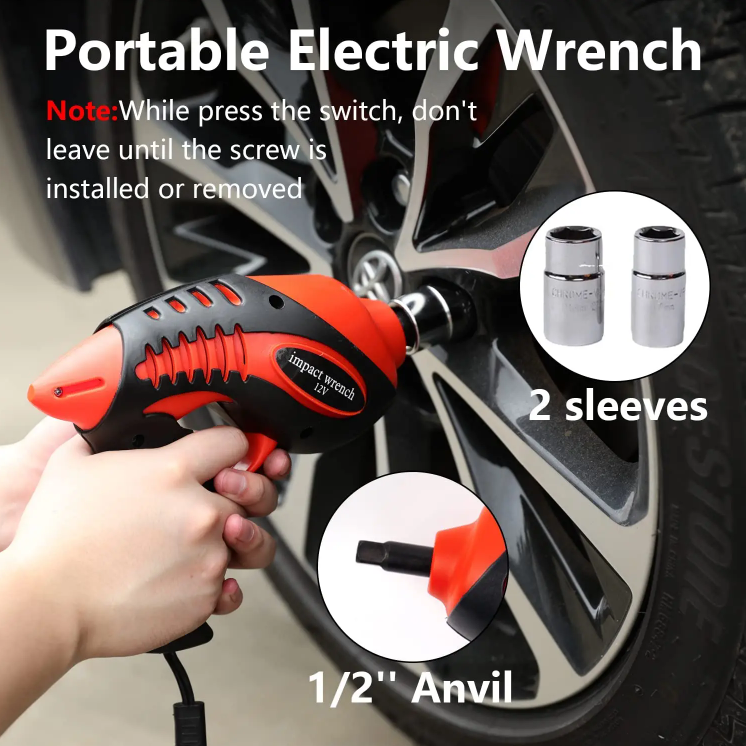 Bộ nâng kích gầm điện kiêm máy bơm lốp và máy siết ốc ô tô đa năng 3 trong 1 ROGTZ TY-003 - Hàng Nhập Khẩu