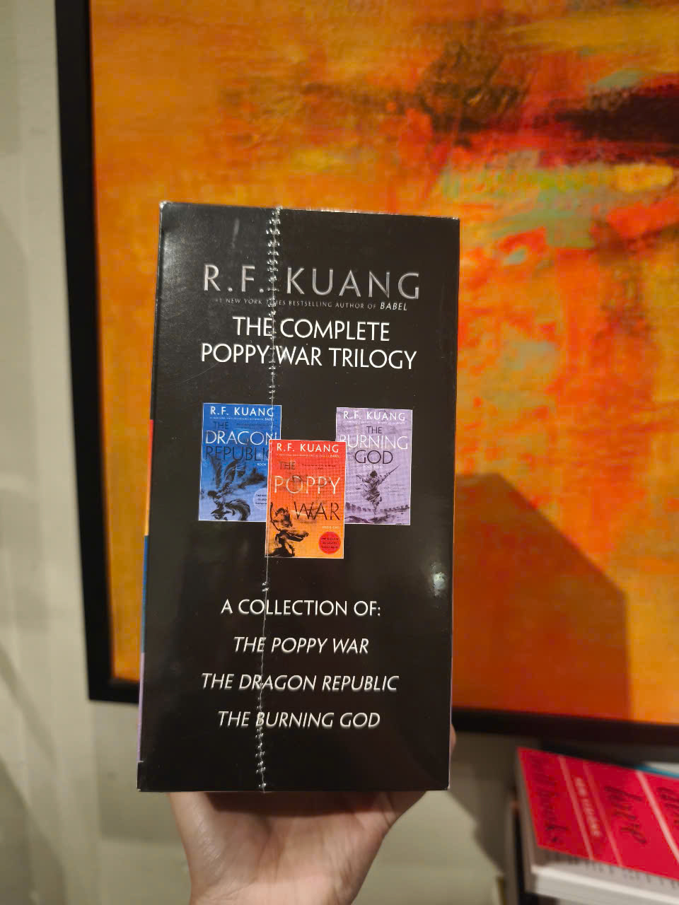 Sách - The Complete Poppy War Trilogy Boxed Set: The Poppy War/The Dragon Republic/The Burning God #1 New York Times/Ngoại văn chính hãng