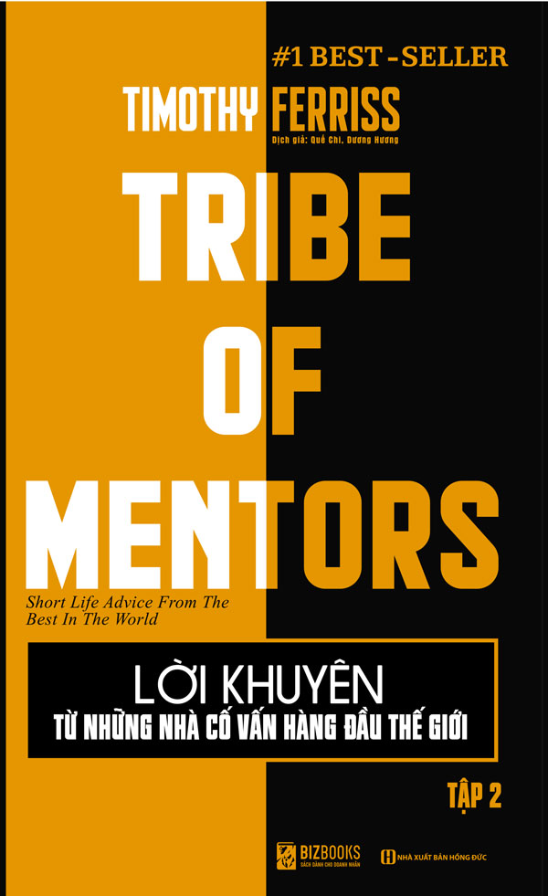 Bộ 2 Cuốn Sách Lời khuyên từ những nhà cố vấn hàng đầu thế giới – Tribe of mentor (Tập 1) và (Tập 2) kt