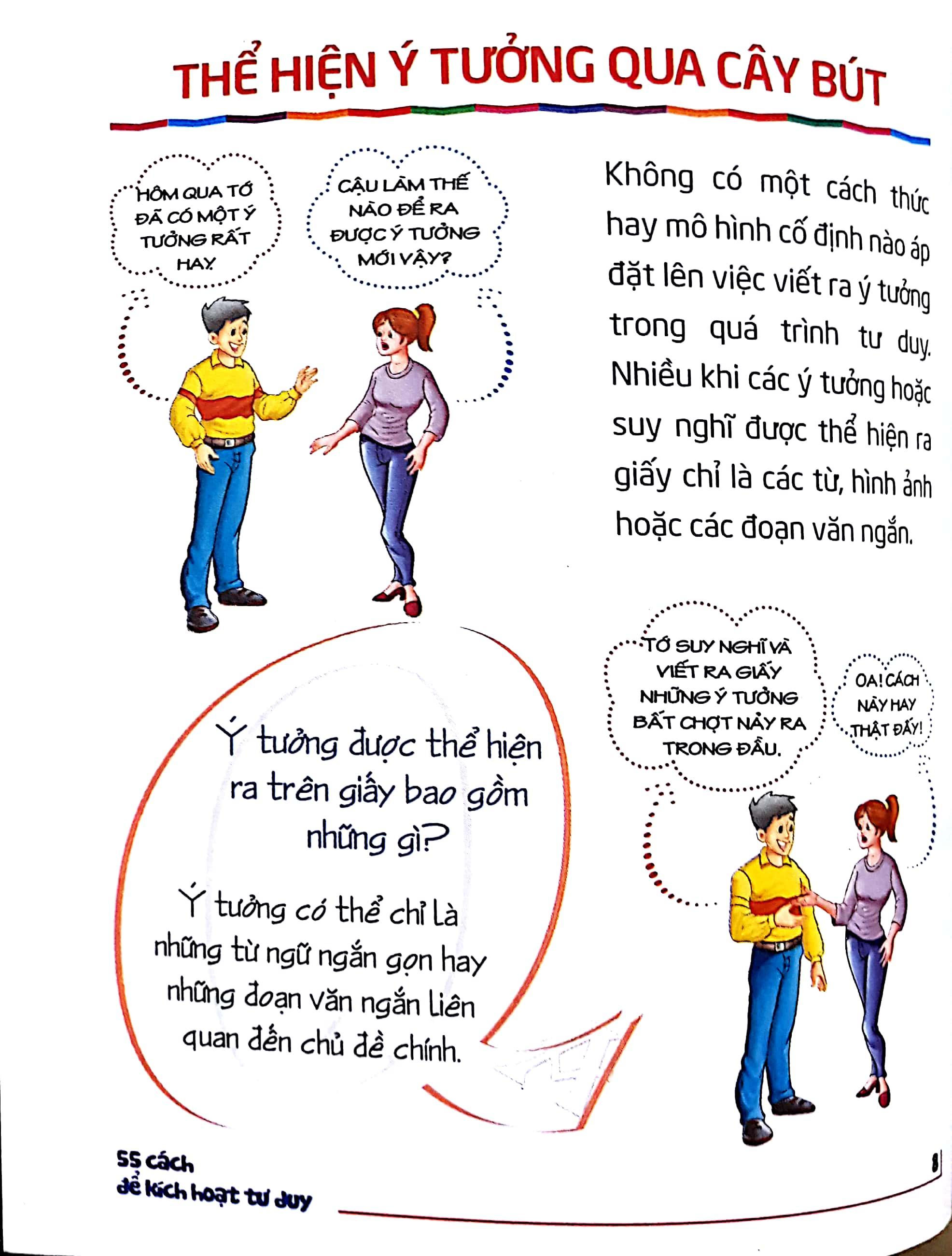 Tủ Sách Kĩ Năng Sống Dành Cho Học Sinh - 55 Cách Để Kích Hoạt Tư Duy