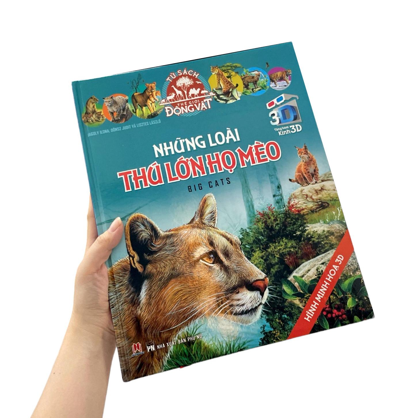 Sách 3D: Những Loài Thú Lớn Họ Mèo