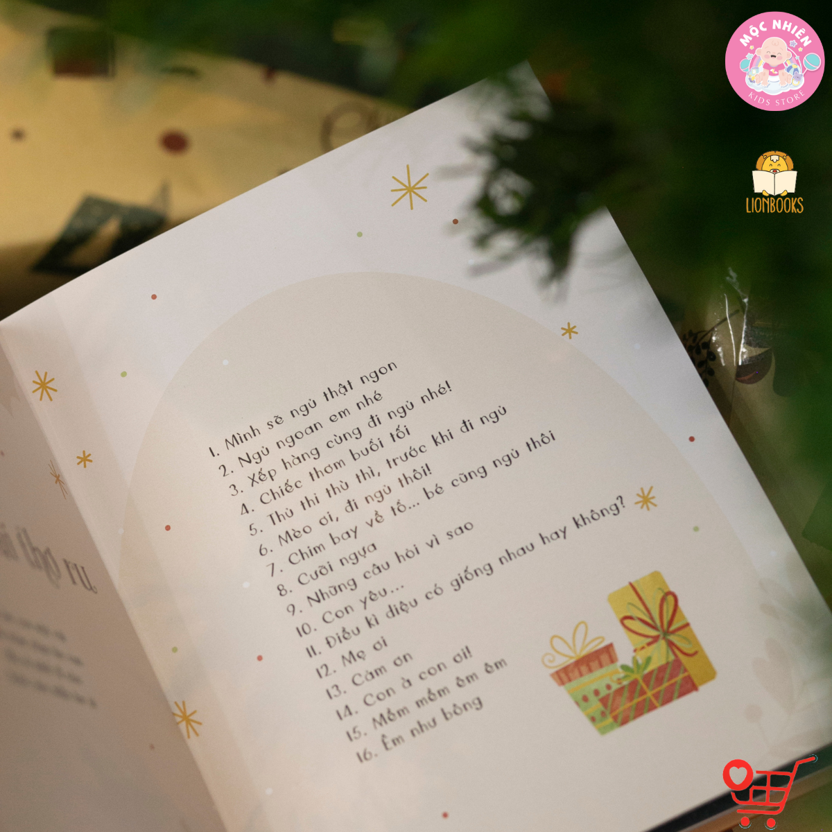 Sách Thơ Ru Cho Em - Đêm Ấm (kèm nhạc) - Bìa cứng - Cho bé trước giờ đi ngủ Giáng sinh 2023