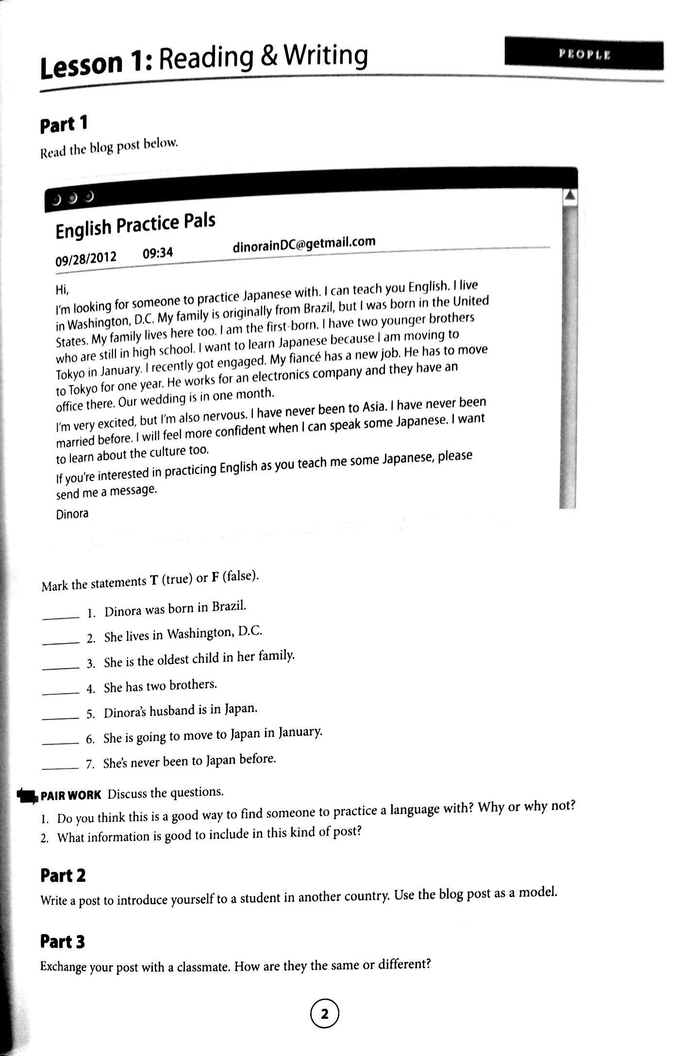 Speak Now 3 Workbook