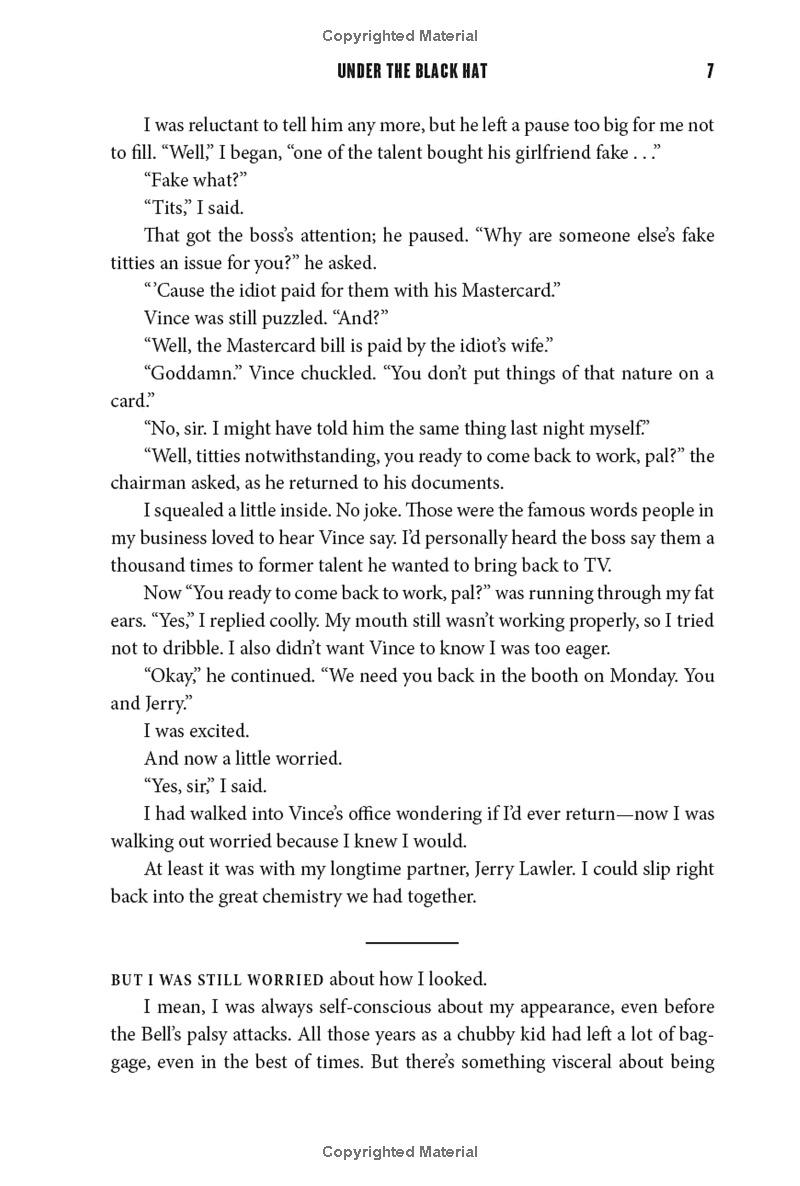 Under The Black Hat: My Life In The WWE And Beyond