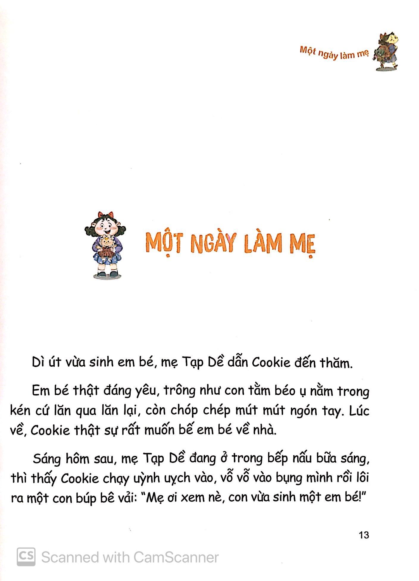Cookie Và Mẹ Tạp Dề - Một Ngày Làm Mẹ