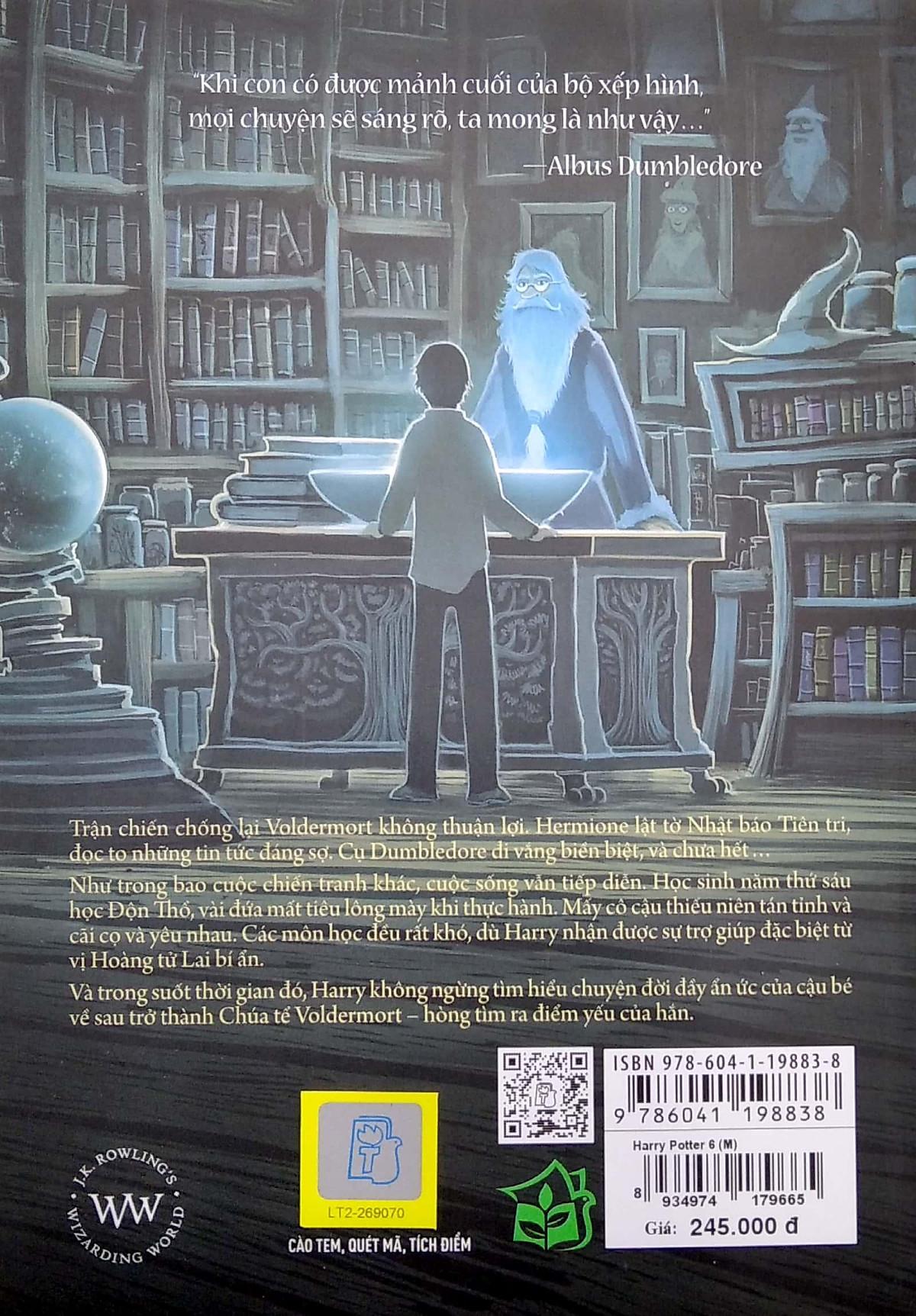 Harry Potter Và Hoàng Tử Lai - Tập 06 (Tái Bản 2022) (NXB Trẻ)