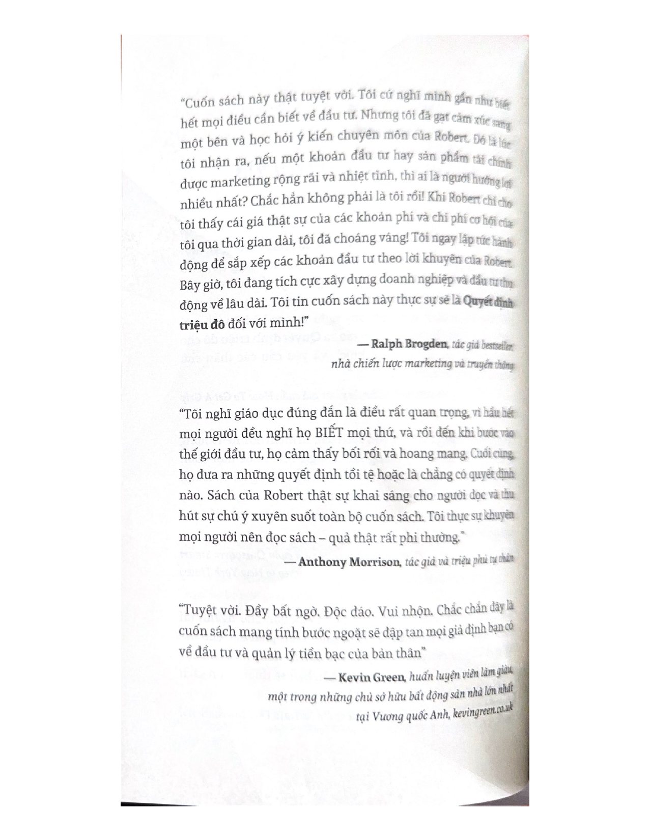Quyết Định Triệu Đô - Vanlangbooks