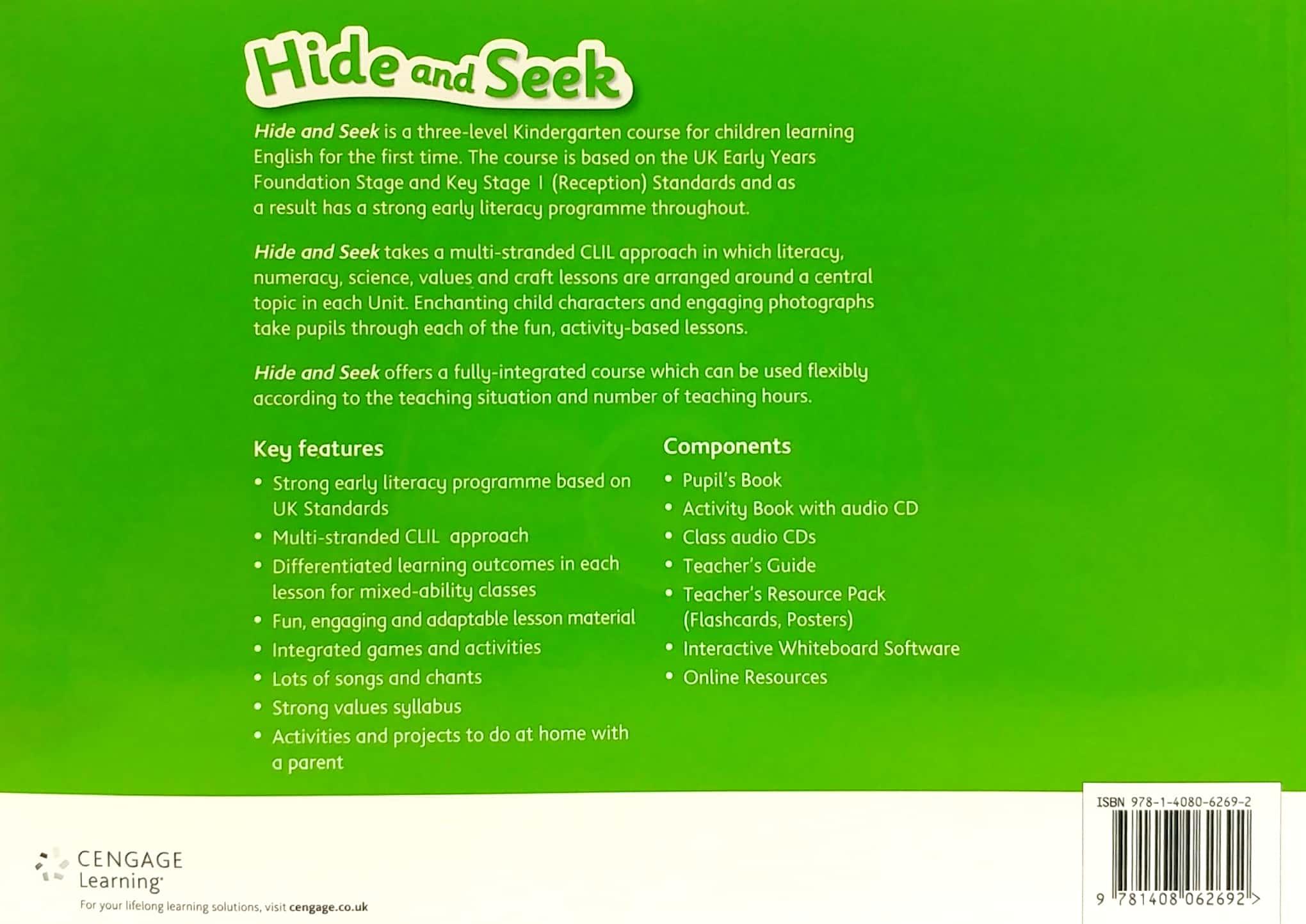 Hide And Seek 2: Activity Book With Audio CD