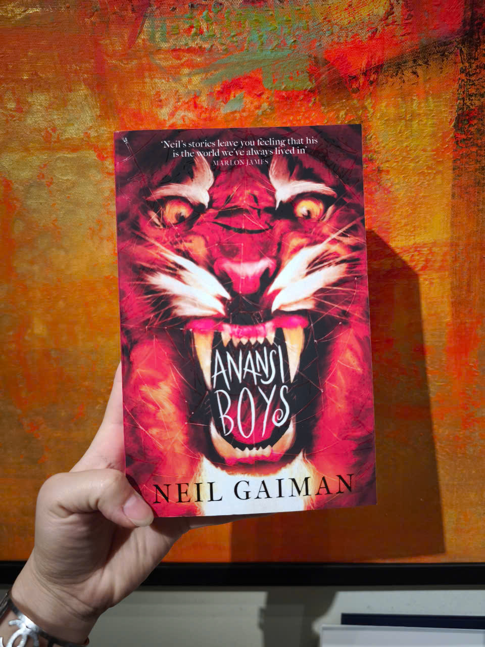 Sách - Anansi Boys by Neil Gaiman - Fantasy /Fiction in English