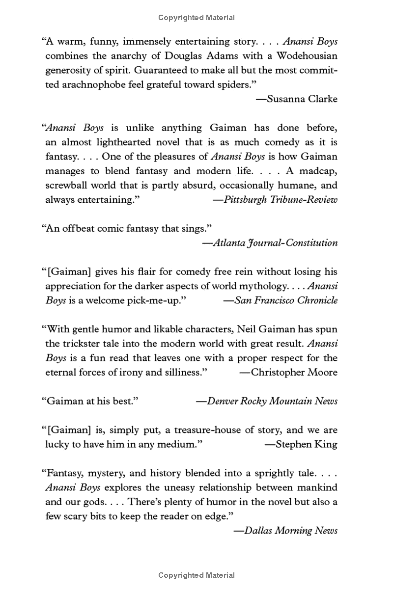 Anansi Boys