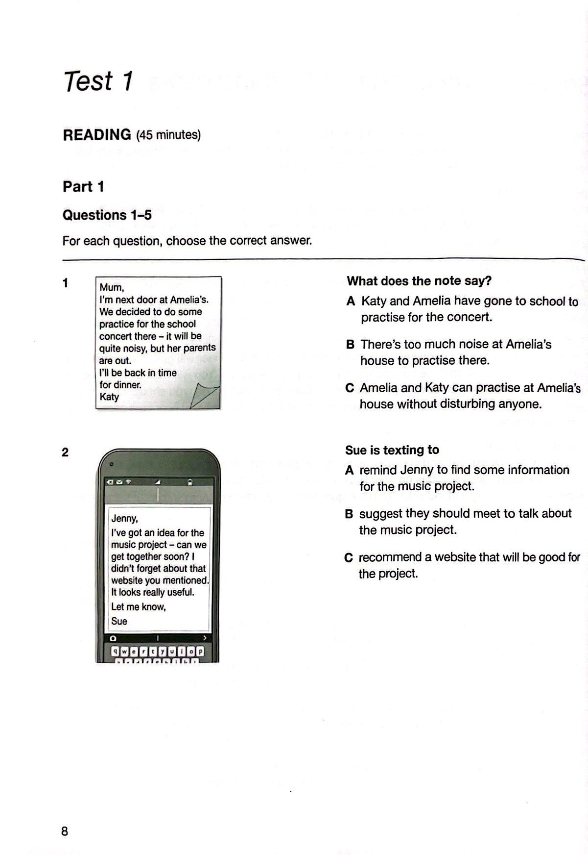 B1 Preliminary for Schools 2 Student