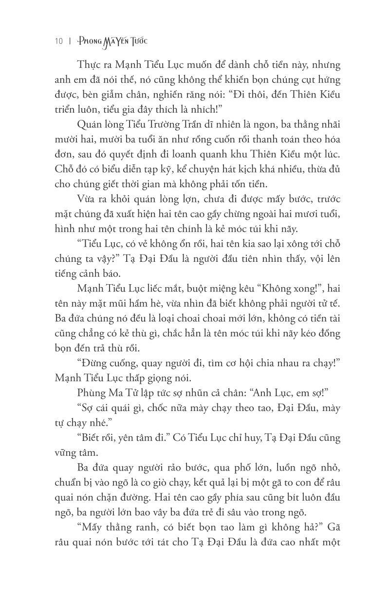 Phong Ma Yến Tước - Tập 1: Nuối Tiếc Giang Hồ