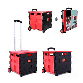 Thùng đựng nhựa/ hộp đừng đồ kéo dã ngoại cốp ô tô
