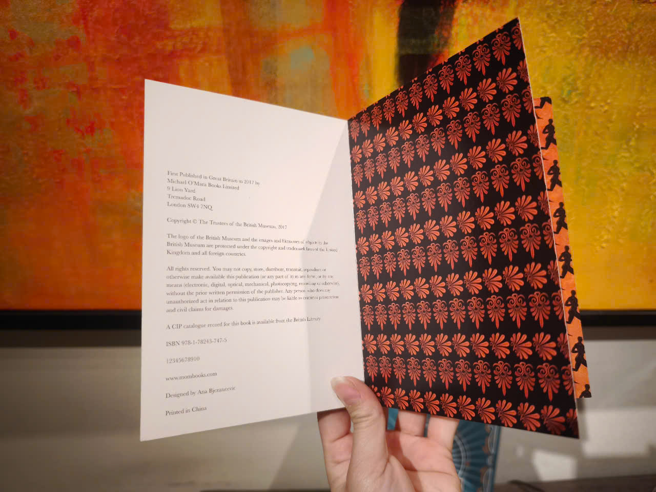 Sách - The British Museum: Treasures of Ancient Greece: 20 Colourful Cards to Pull Out and Send