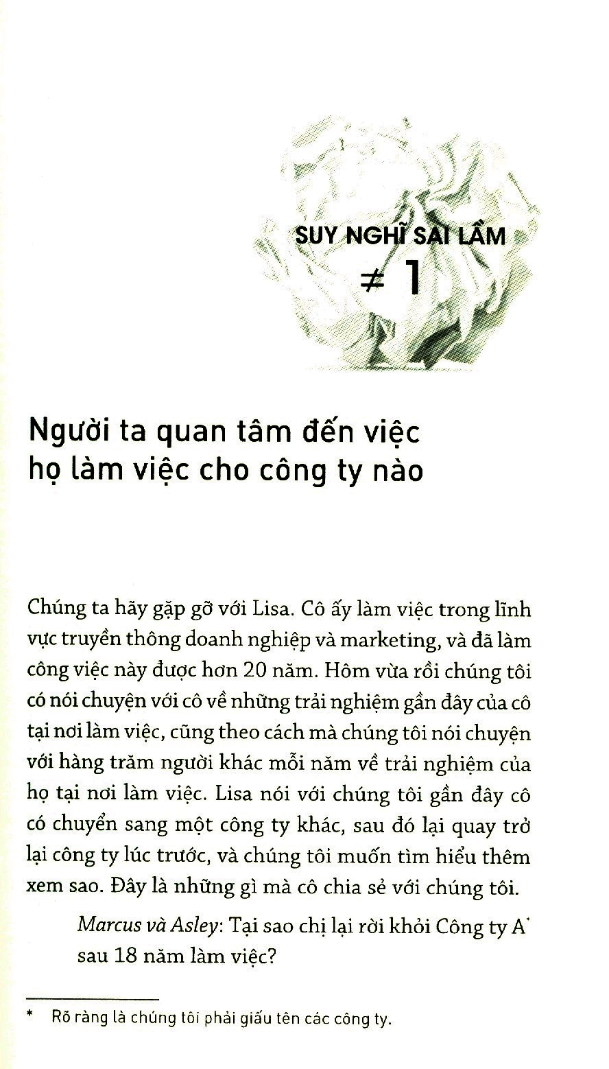 Chín suy nghĩ sai lầm về công việc - Marcus Buckingham, Ashley Goodall