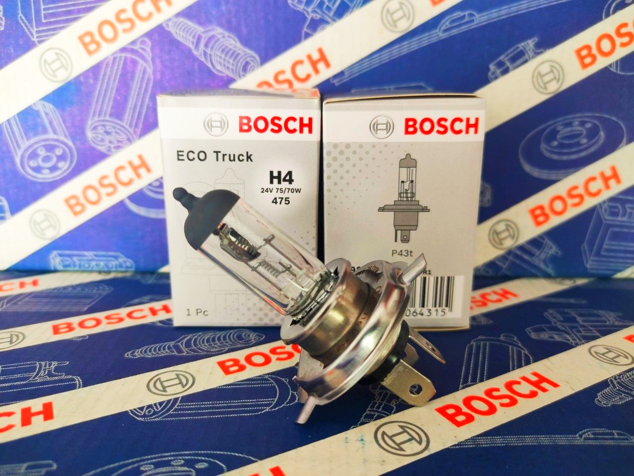 Bóng Đèn Xe Tải Bosch H4 24V 75/70W