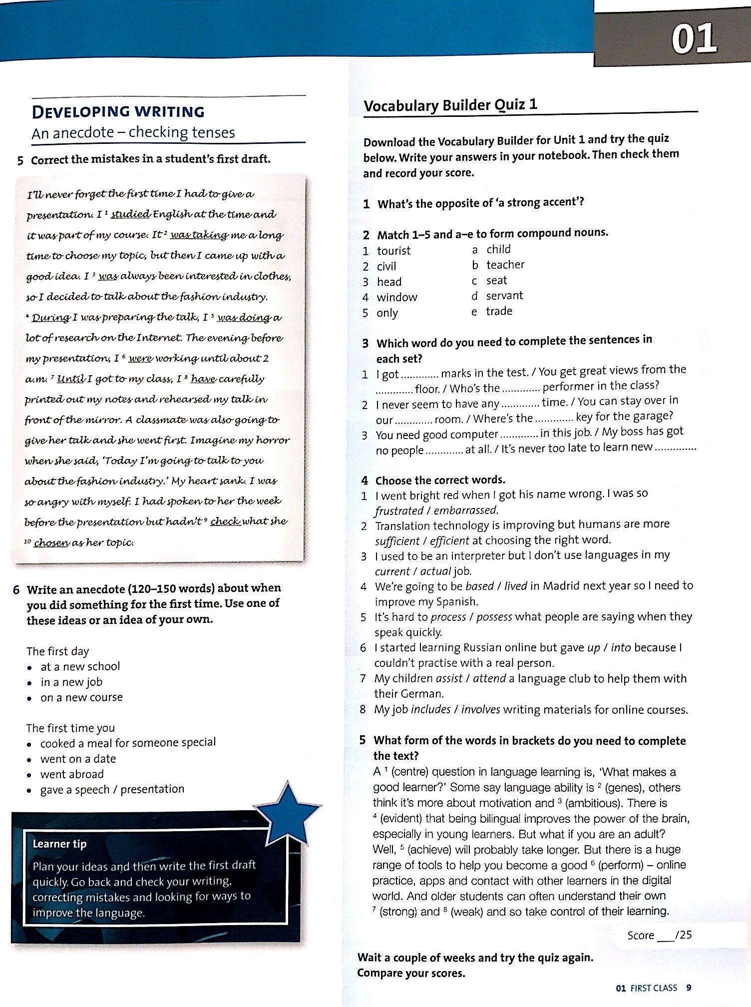 Outcomes Intermediate: Workbook