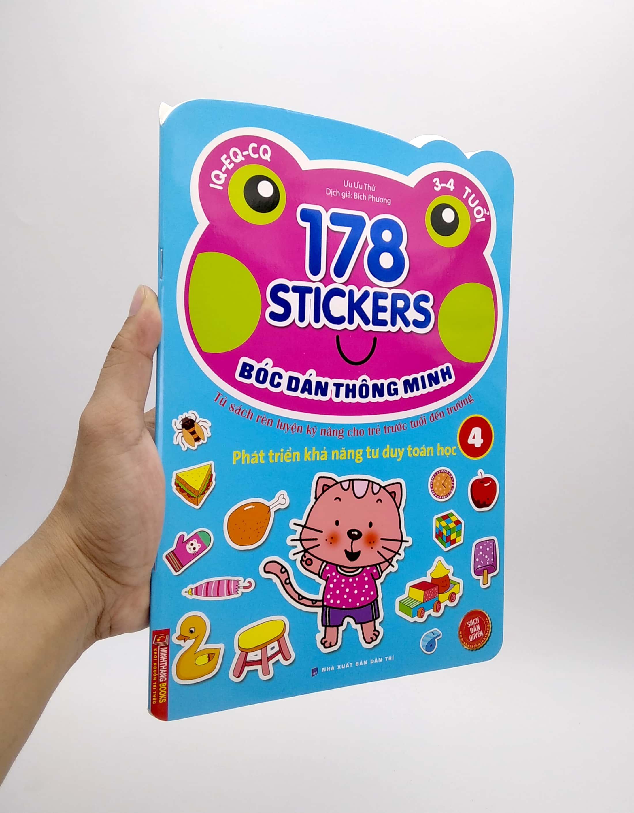 178 Stickers - Bóc Dán Thông Minh Phát Triển Khả Năng Tư Duy Toán Học (3 - 4 Tuổi) - Tập 4